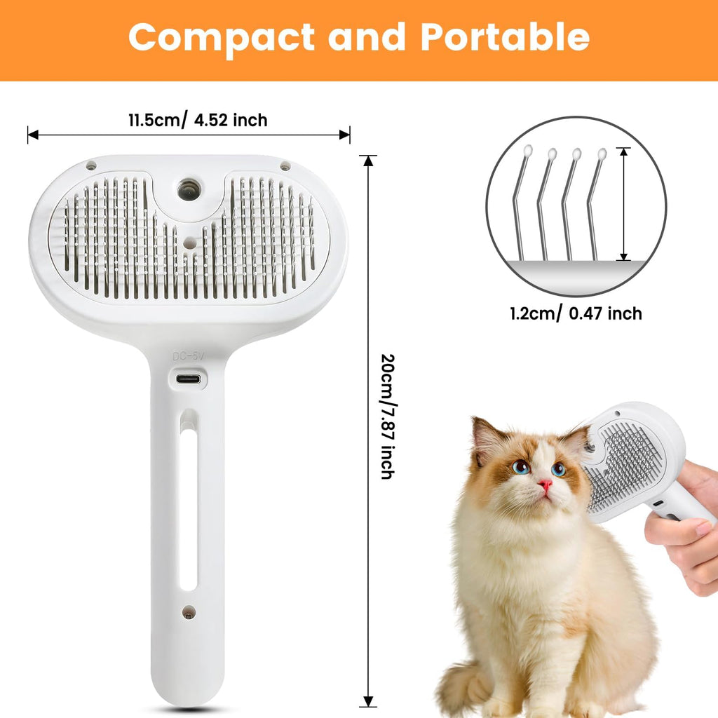 3 In 1 Pet Steam Brush (Dogs and Cats)