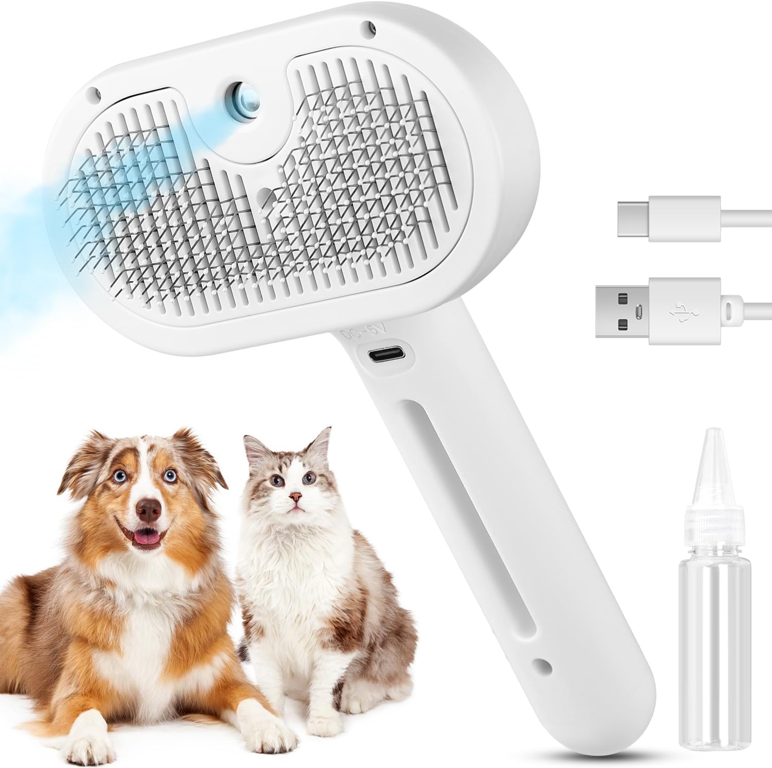 3 In 1 Pet Steam Brush (Dogs and Cats)