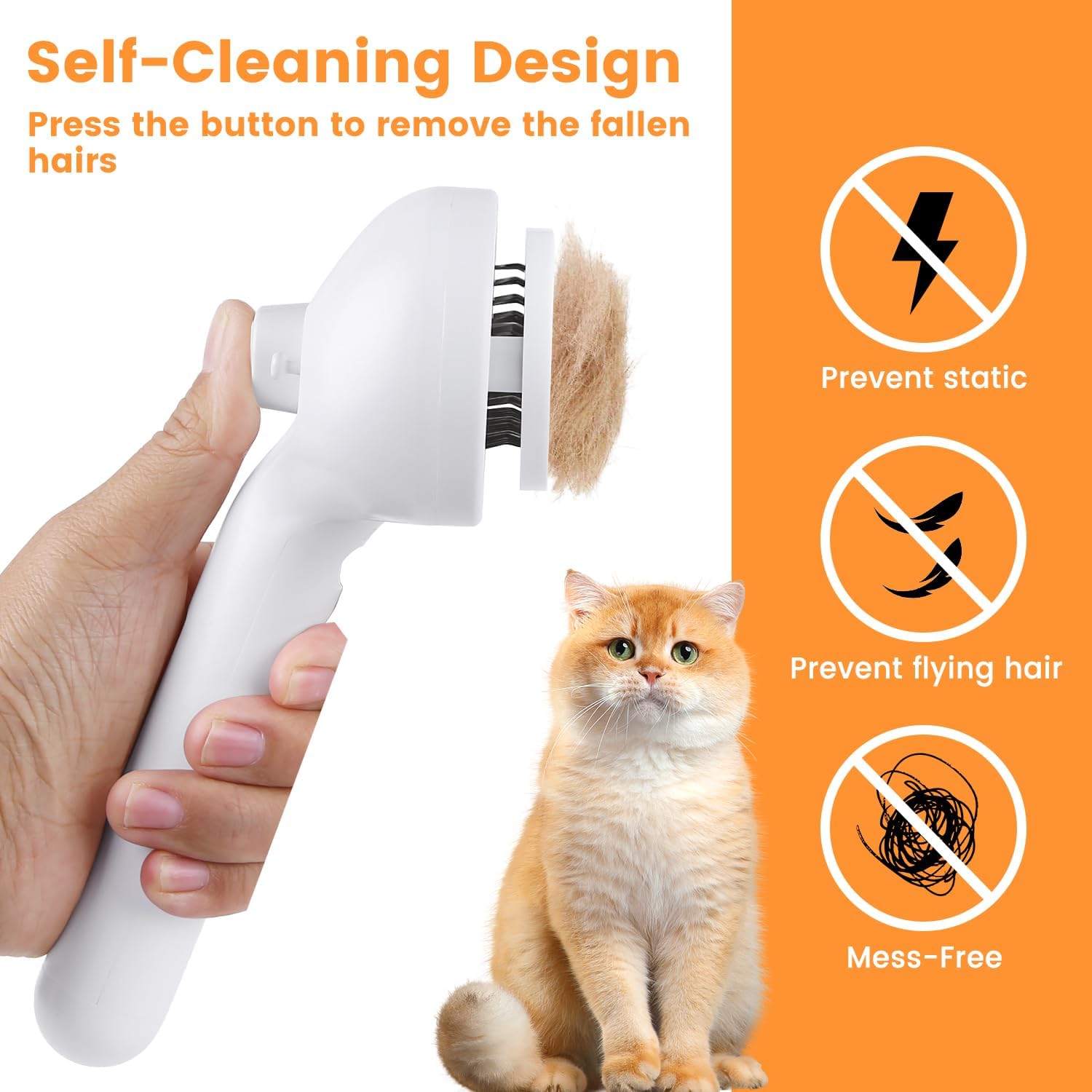 3 In 1 Pet Steam Brush (Dogs and Cats)